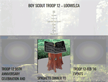 Tablet Screenshot of boyscoutstroop12.com